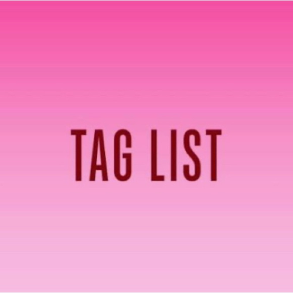 Add me to your tag list